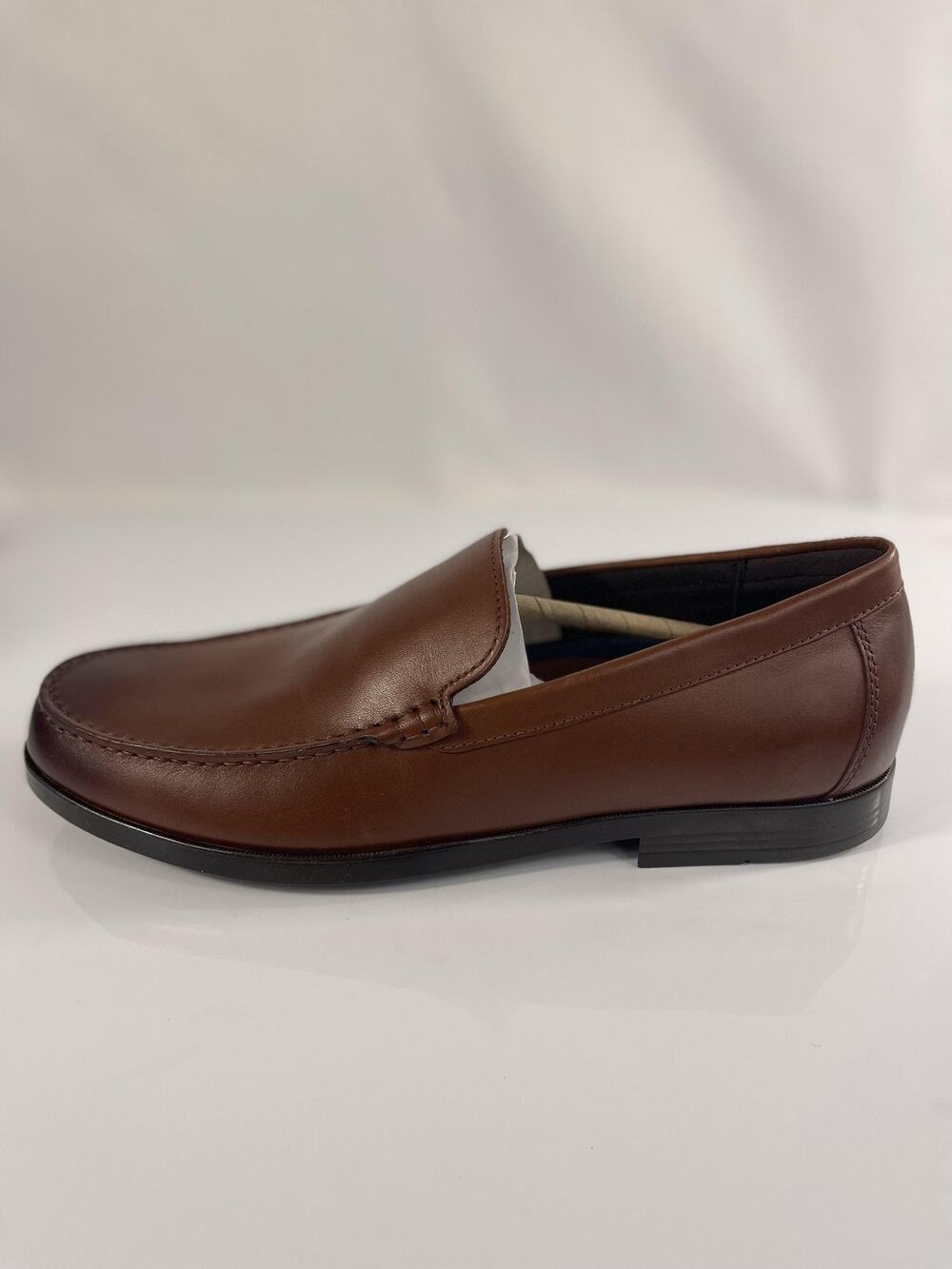Rockport Shoes Mens Size 12 Brown Leather Slip On Dress TruTech RMWHITLEY Loafer